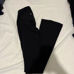 V waist mini flare align pant